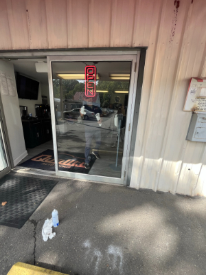 Damaged Storefront Glass Replacement in Fairfax, Virginia
